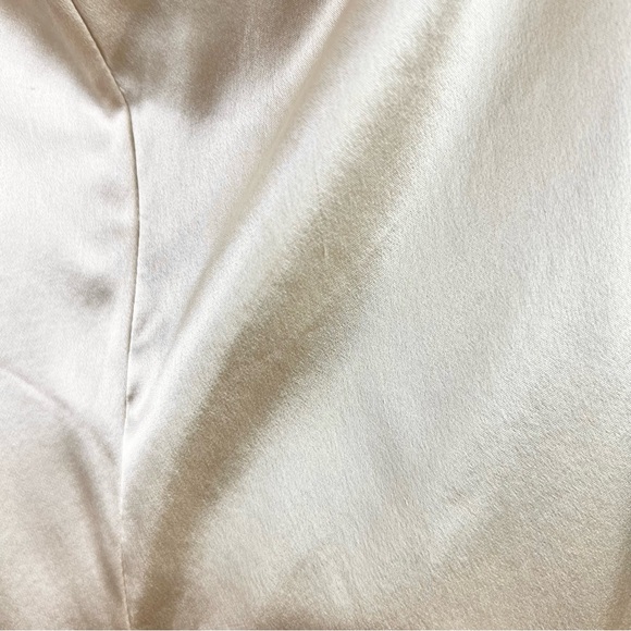 NEW PAIGE BEIGE LACE TRIM SILK CAMISOLE - Picture 7 of 12